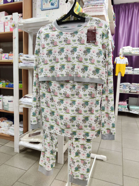 Пижама для кормящих мам Мапуся 2в1 (Улитка)